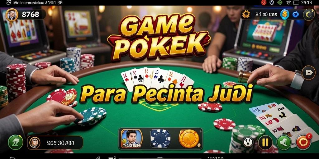 Gameplay menarik Poker di aplikasi 8768 dengan antarmuka yang responsif.