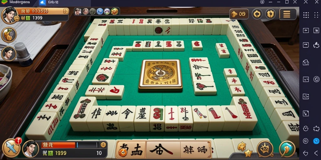 Screenshot gameplay menampilkan pengalaman bermain Mahjong yang menarik.