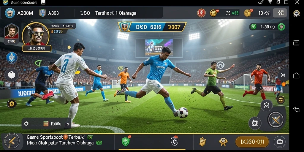 Gameplay A200M menampilkan taruhan olahraga yang menarik dan interaktif.