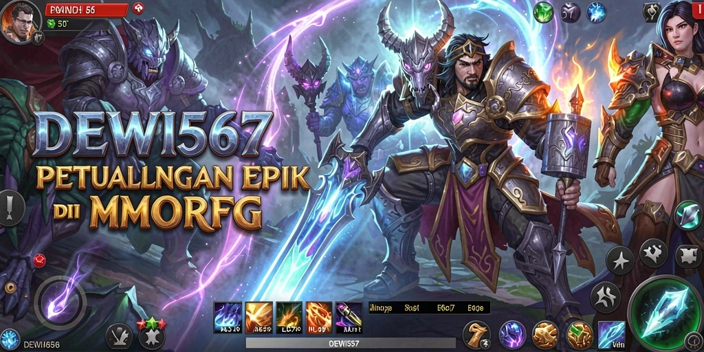 Tampilan gameplay seru saat berpetualang di dunia DEWI567.
