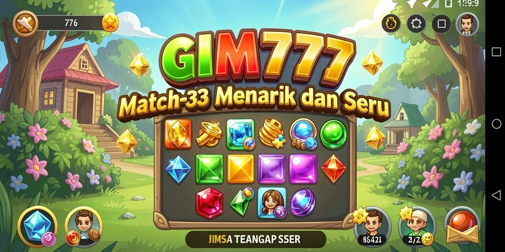 Gameplay seru di GIM777 dengan warna-warna cerah dan tantangan menarik.