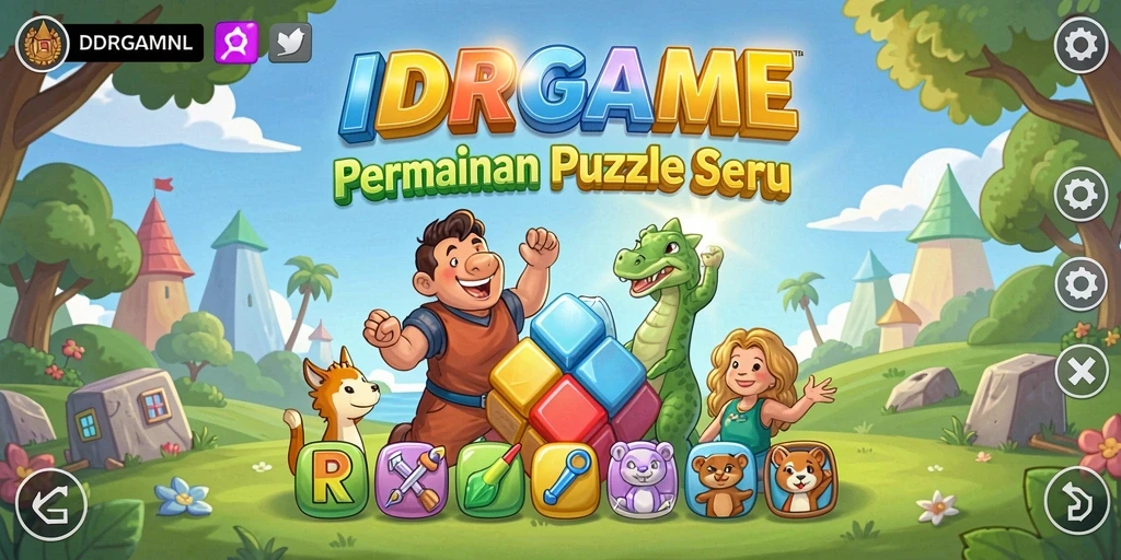 Tangkapan layar IDRGAME menampilkan gameplay puzzle yang menantang dan menarik.