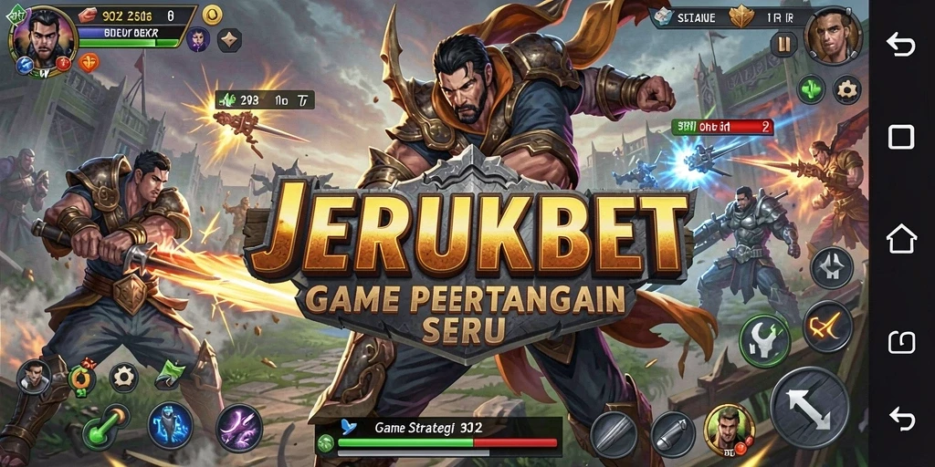 Tampilan gameplay JERUKBET yang penuh aksi dan strategi.
