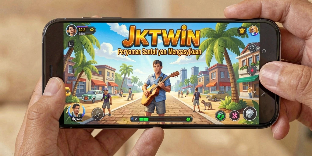 Tampilan utama gameplay JKTWIN yang mengasyikkan dan penuh warna.