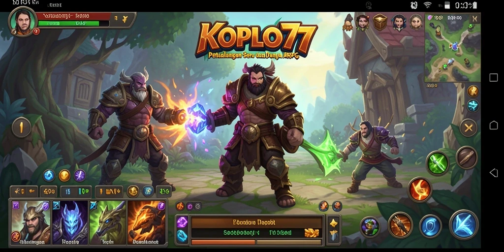 Tampilan permainan KOPLO77 yang menakjubkan di dunia ARPG.