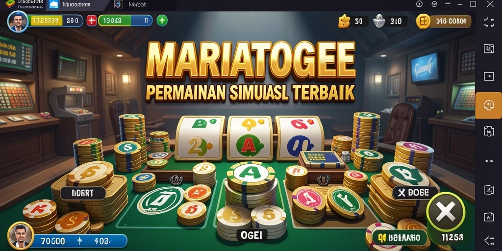 Tampilan gameplay menarik dari MARIATOGEL yang mempesona.