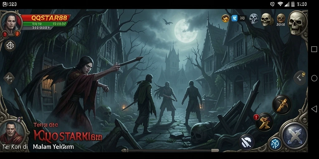 Screenshot gameplay menegangkan dari QQSTAR88 yang penuh ketakutan.