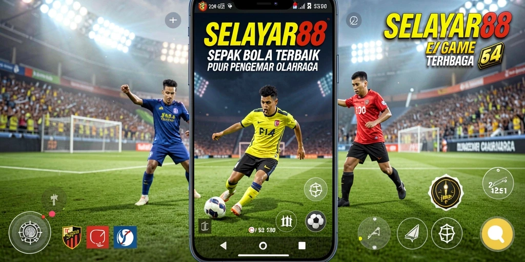 Tangkapan layar gameplay <strong>SELAYAR88</strong>, memberikan pengalaman bermain sepak bola yang nyata.