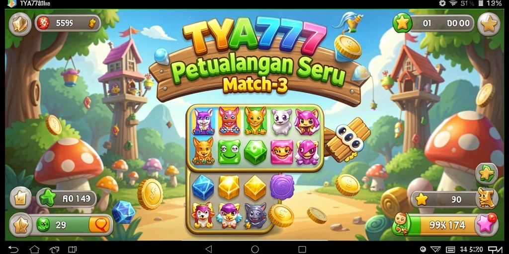 Gameplay menarik dengan kombinasi warna-warni dalam <strong>TYA777</strong>.