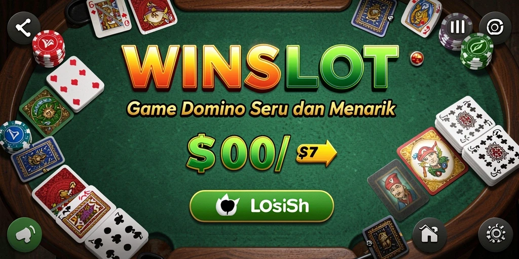 Screenshot dari gameplay domino WINSLOT yang menarik.