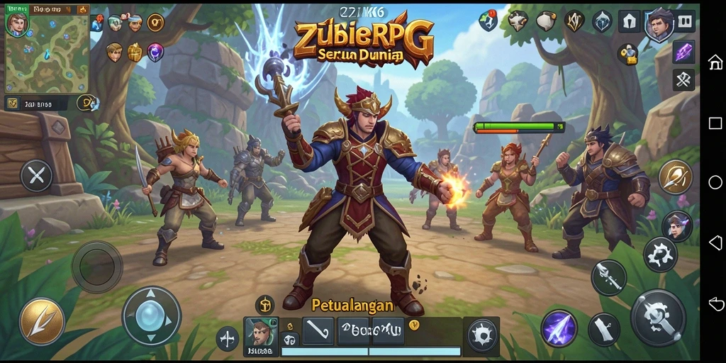 Tampilan gameplay ZK6 dengan pertarungan seru dan karakter unik.